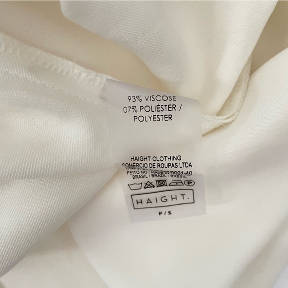 HAIGHT. Off white Paula woven midi dress small - Picture 13 of 13